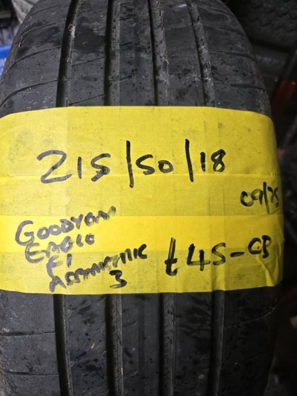 215 / 50 / 18  GOODYEAR EAGLE ASSYMETRIC 3 TYRE - Image 1