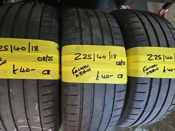225 / 40 / 18  FALKEN AZENIS TYRES  -  THREE AVAILABLE - Image 1