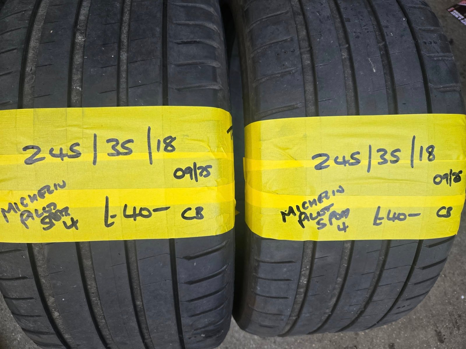 245 35 18 michelin ps4 245 / 35 / 18 MICHELIN PILOT SPORT 4 TYRES - TWO AVAILABLE - Image 1