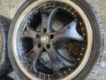 22" RANGE ROVER ALLOY WHEELS / TYRES - BLACK / POLISHED LIP - Image 3