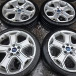 18" GENUINE FORD ST LINE / TITANIUM ALLOY WHEELS / TYRES