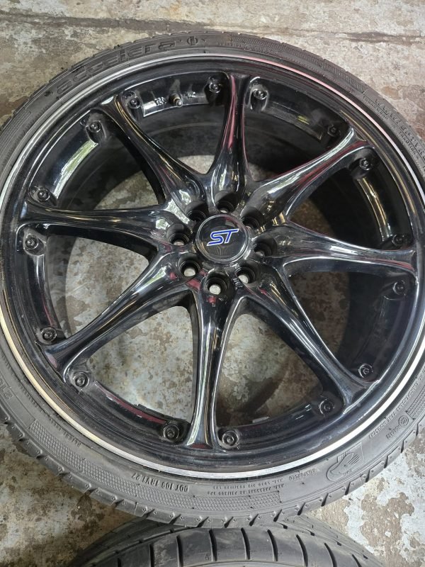 19" LEAGUE ALLOY WHEELS / TYRES  4 X 108  AND  4 X 100 MULTIFIT FORD / VAUXHALL ETC - Image 4