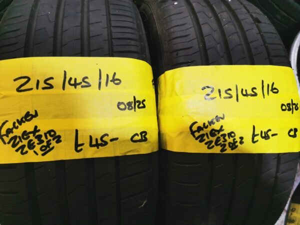 215 / 45 / 16 FALKEN ZIEX ZE 310 TYRES - TWO AVAILABLE - Image 1