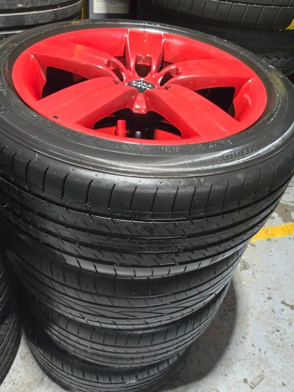 17" AUDI TT WHEELS / TYRES 5 X 112 FITMENT - RED - Image 7