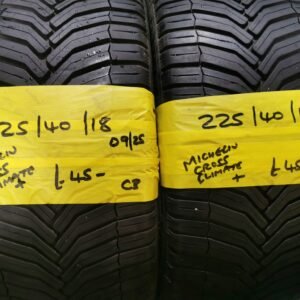 225 / 40 / 18 MICHELIN CROSS CLIMATE PLUS TYRES  - TWO AVAILABLE
