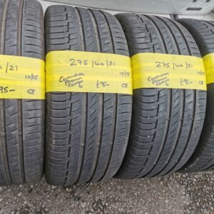 275 / 40 / 21  CONTINENTAL PREMIUM CONTACT 6 TYRES  - FOUR AVAILABLE