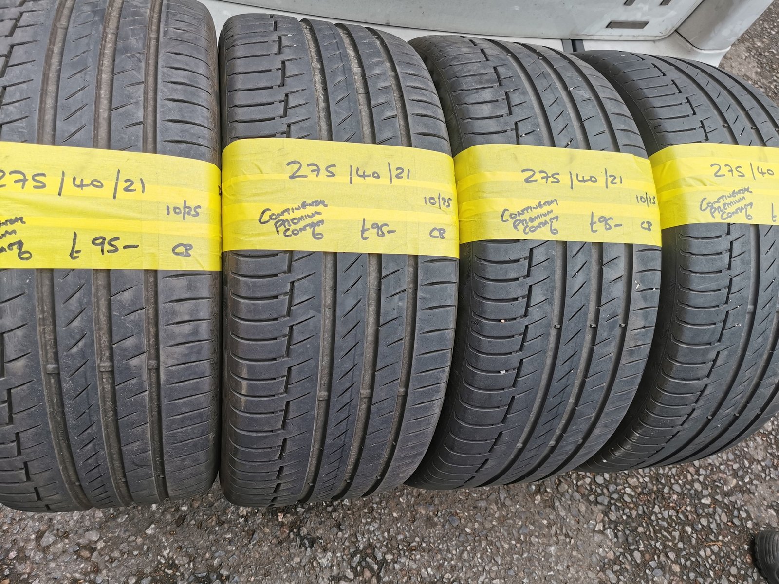 275 40 21 continental 275 / 40 / 21 CONTINENTAL PREMIUM CONTACT 6 TYRES - FOUR AVAILABLE - Image 1