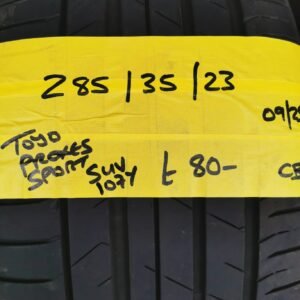 285 / 35 / 23  TOYO PROXES SPORT SUV TYRE  107Y