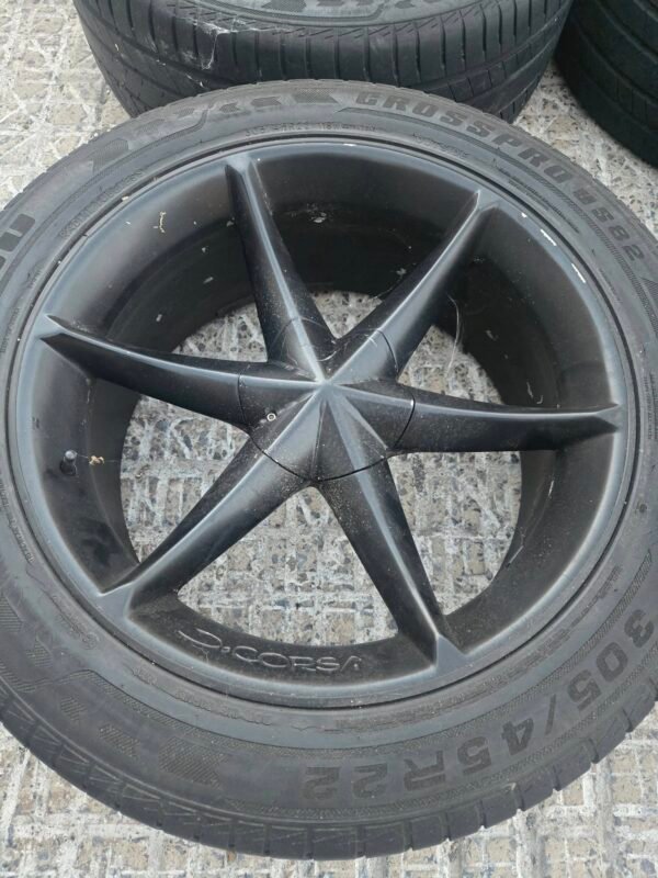 22" D.CORSA WHEELS  / TYRES - 6 STUD - FORD 150 FITMENT - Image 4