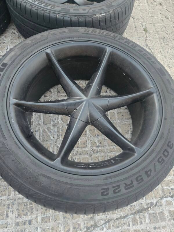 22" D.CORSA WHEELS  / TYRES - 6 STUD - FORD 150 FITMENT - Image 5