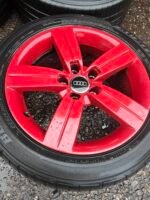 17" AUDI TT WHEELS / TYRES 5 X 112 FITMENT - RED - Image 5