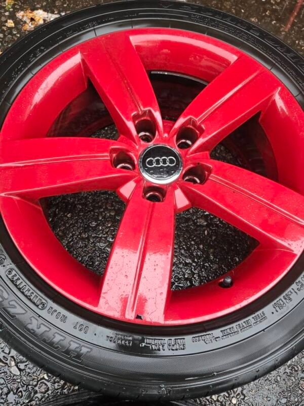 17" AUDI TT WHEELS / TYRES 5 X 112 FITMENT - RED - Image 6