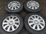 16" VAUXHALL VIVARO / RENAULT TRAFIC STEEL WHEELS WITH EXCELLENT TYRES  - 5 X 114.3 FITMENT -  FACELIFT SHAPE
