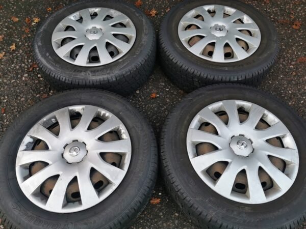 16" VAUXHALL VIVARO / RENAULT TRAFIC STEEL WHEELS WITH EXCELLENT TYRES  - 5 X 114.3 FITMENT -  FACELIFT SHAPE - Image 1