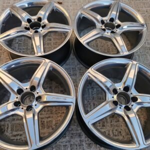 18" MERCEDES ALLOY WHEELS - CHROME FINISH - 5 X 112 FITMENT