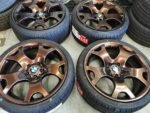 19" GENUINE BMW TIGER CLAW ALLOY WHEELS / NEW TYRE - ANTIQUE COPPER FINISH