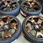 19" GENUINE BMW TIGER CLAW ALLOY WHEELS / NEW TYRE - ANTIQUE COPPER FINISH