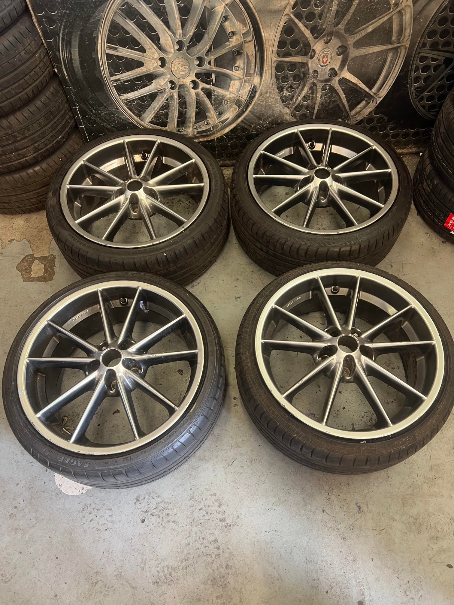 1 20" GENUINE AVALINI TURBO ALLOY WHEELS / TYRES - 5 X 114.3 FITMENT - Image 1