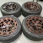 19" RADI8 CM9 ALLOY WHEELS / NEW TYRES STAGGERED SET -  VOLKSWAGEN T6