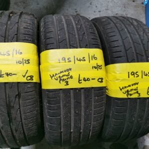 195 / 45 / 16  HANKOOK VENTUS PRIME 3 TYRES -  THREE AVAILABLE