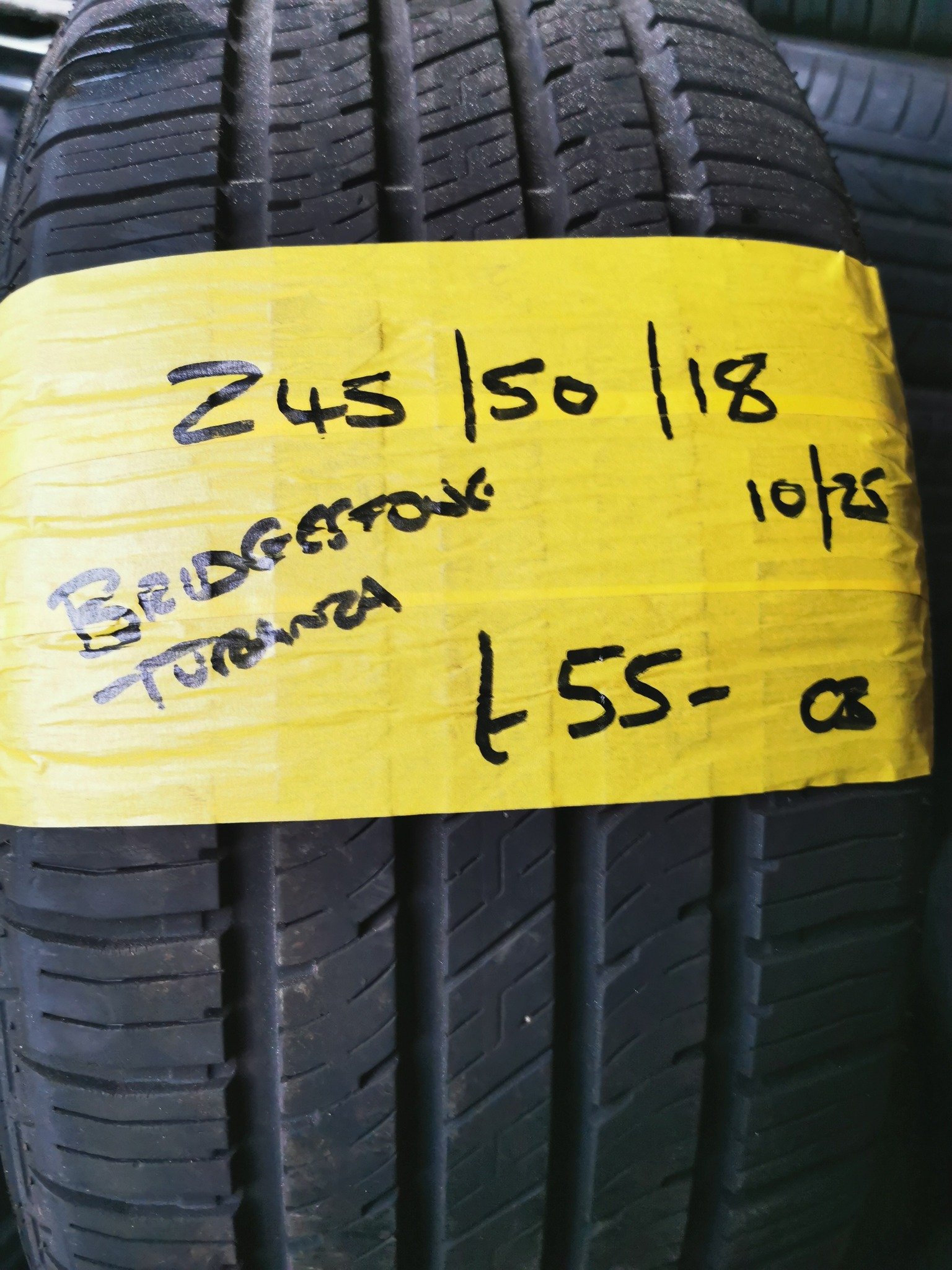 245 50 18 bridgestone turanza 245 / 50 / 18 BRIDGESTONE TURANZA TYRE - Image 1