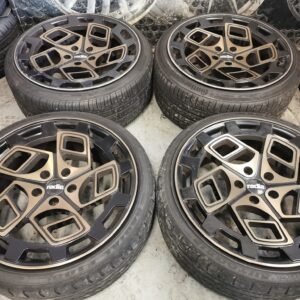 19" GENUINE RADI8 CM9 ALLOY WHEELS / TYRES CUSTOM MADE SET - 5 X 112 FITMENT
