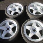 17" COMPOMOTIVE MO ALLOY WHEELS  / TYRES -  4 X 100 FITMENT