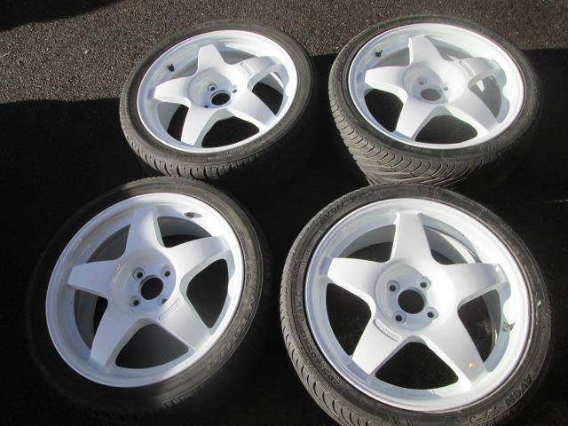 COMPOMOTIVE 17" COMPOMOTIVE MO ALLOY WHEELS / TYRES - 4 X 100 FITMENT - Image 1