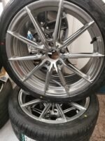 18" NEW KE FLOW FORMED LIGHTWEIGHT ALLOY WHEELS / NEW TYRES - 5 X 114.3 FITMENT - STAGGERED SET