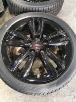 17" GENUINE MINI JOHN COOPER WORKS ALLOY WHEELS - GLOSS BLACK - Image 3