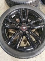 17" GENUINE MINI JOHN COOPER WORKS ALLOY WHEELS - GLOSS BLACK - Image 5