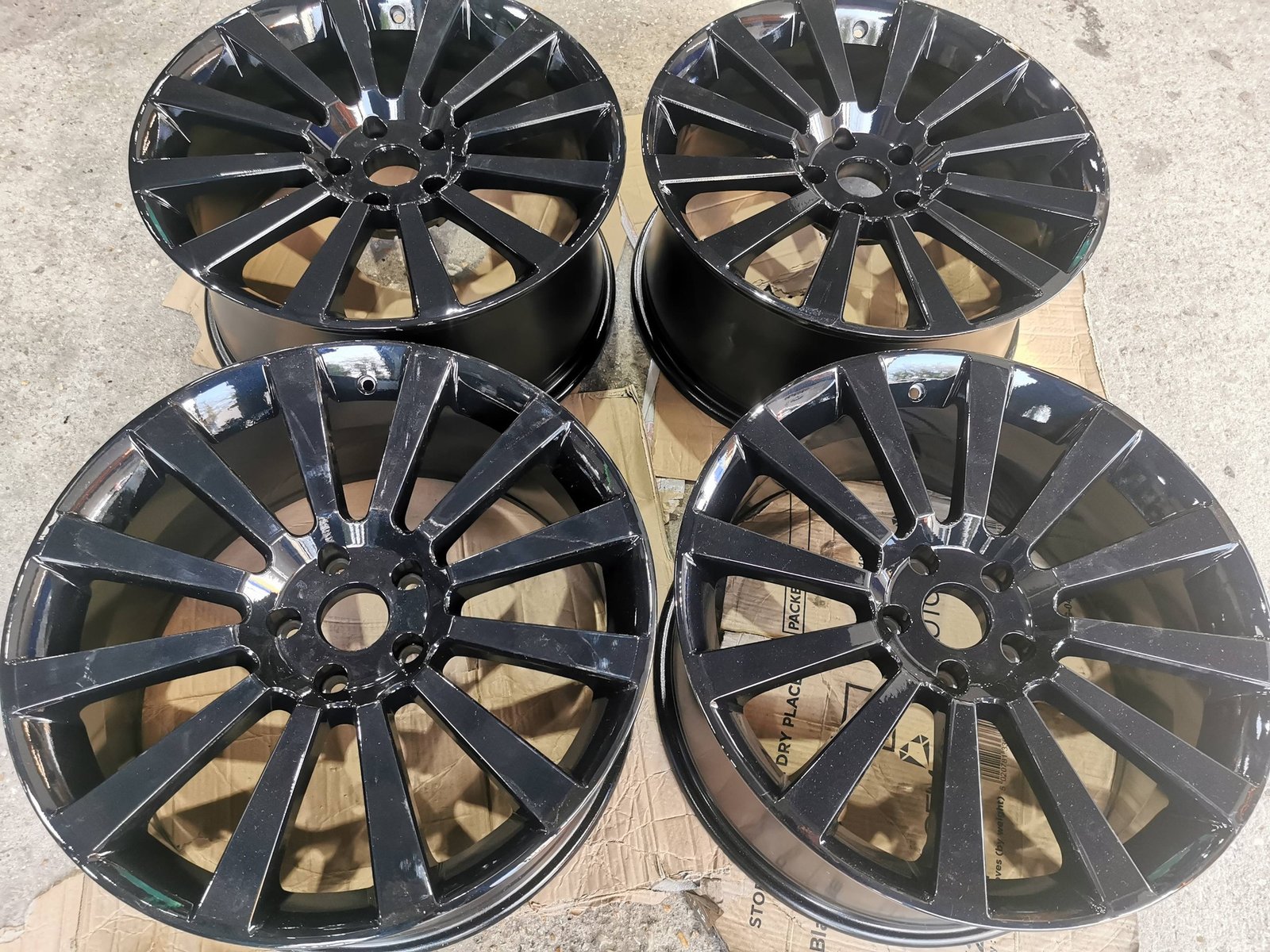 1 20" B K RACING 660 ALLOY WHEELS - VOLKSWAGEN T5 / T6 - 5 X 120 FITMENT - Image 1