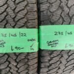 275 / 45 / 22 GENERAL GRABBER AT3 TYRES - TWO AVAILABLE