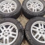 18" GENUINE LAND ROVER P38 ALLOY WHEELS / TYRES - 265 / 60 / 18 GENERAL GRABBER AT3