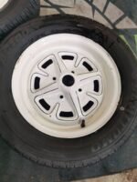 13" ROSTYLE WHEELS / TYRES -  SET OF 5  - 4 X100 FITMENT - Image 3