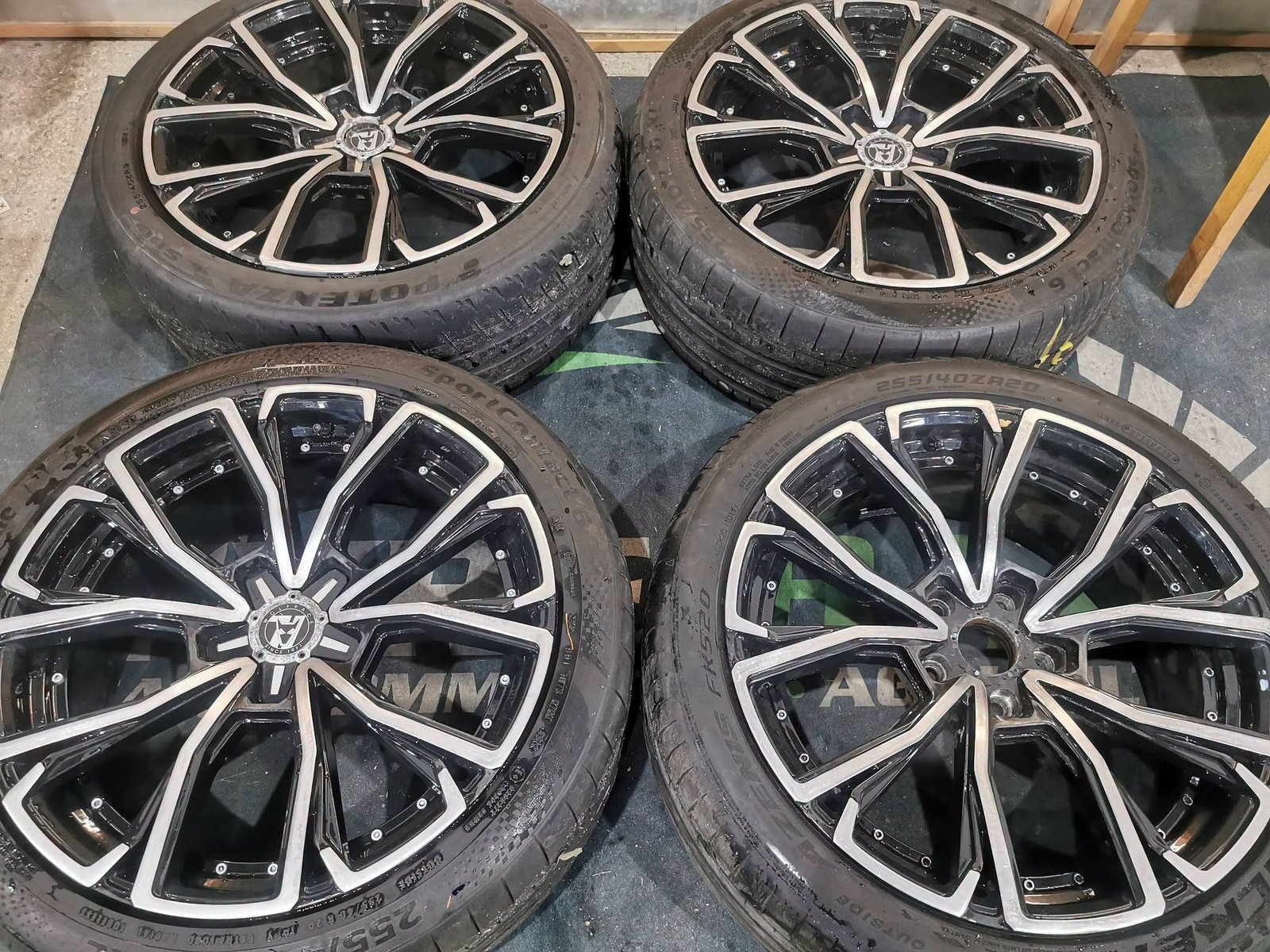 1 20" WOLFRACE 71 MATRIX ALLOY WHEELS / TYRES - VOLKSWAGEN T5 - Image 1