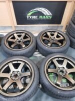 18" BOLA B1 ALLOY WHEELS / NEW TYRES -  5 X 112 FITMENT - Image 3
